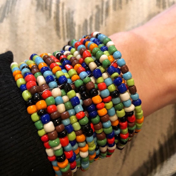 Jewelry - Fun, funky beaded cuff bracelet